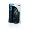 IBOX IUH3FB USB 3.2 Gen 1 4-portu centrmezgls, melns, 0,5 m kabelis