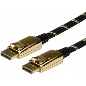 DisplayPort kabelis ROLINE 11.04.5649 10 m Melns Zelts