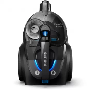 Putekļsūcējs cilindrisks Philips PowerPro Expert FC9747/09 — 900 W, 2 L bezmaiss, HEPA, melns