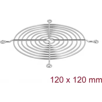 DeLOCK 67308 Metāla ventilācijas režģis 113.8 mm Sudrabs