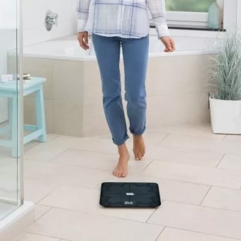 Medisana BS 450 Ķermeņa analīzes svari, Max 180kg, Melns, Bluetooth, ITO sensori (40510)