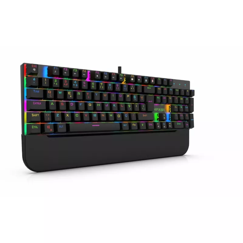 Incase Gaming Keyboard IKG-443 mehāniskā tastatūra, RGB, vācu izkārtojums