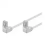 Goobay CAT 5e Patch Kabelis 2x 90° Leņķa F/UTP 3m Balts