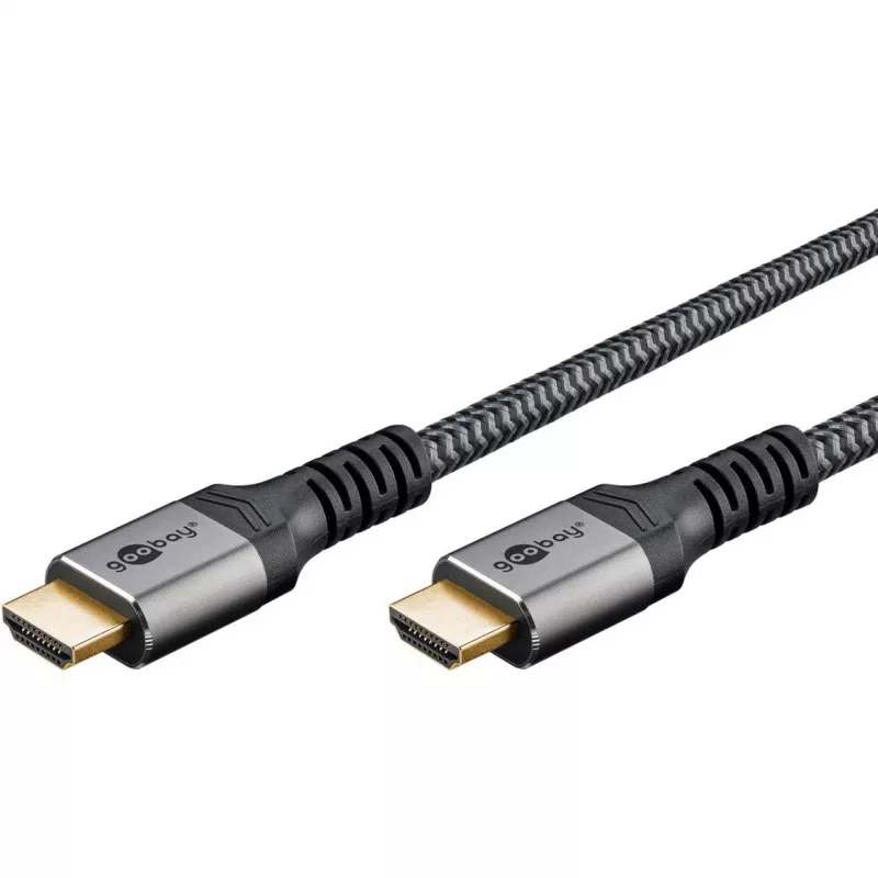 Goobay 65263 HDMI kabelis 5 m HDMI A tipa (standarta) pelēks
