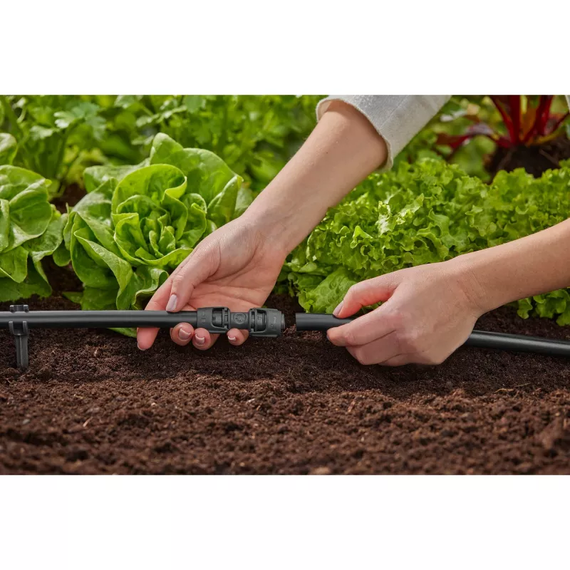 Cauruļu savienotājs Gardena 13203-20 pilienveida apūdeņošanas sistēmai