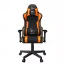 Spēļu krēsls GEMBIRD GC-SCORPION-04X melns-oranžs ergonomisks, regulējams, ar augstu atzveltni