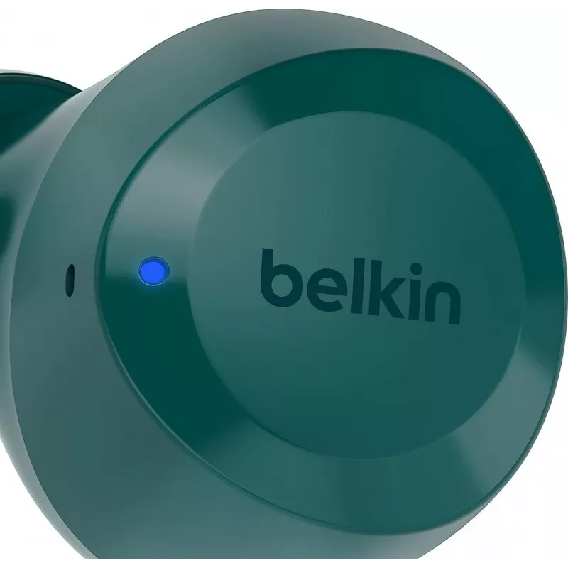 Belkin SoundForm Bolt AUC009btTE true wireless austiņas ausīs ar mikrofonu, zilganzaļas