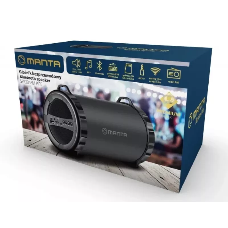 Manta SPK204FM Bluetooth skaļrunis