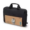 Toploader soma DICOTA D30805-RPET 40,6 cm 16 collas Melna