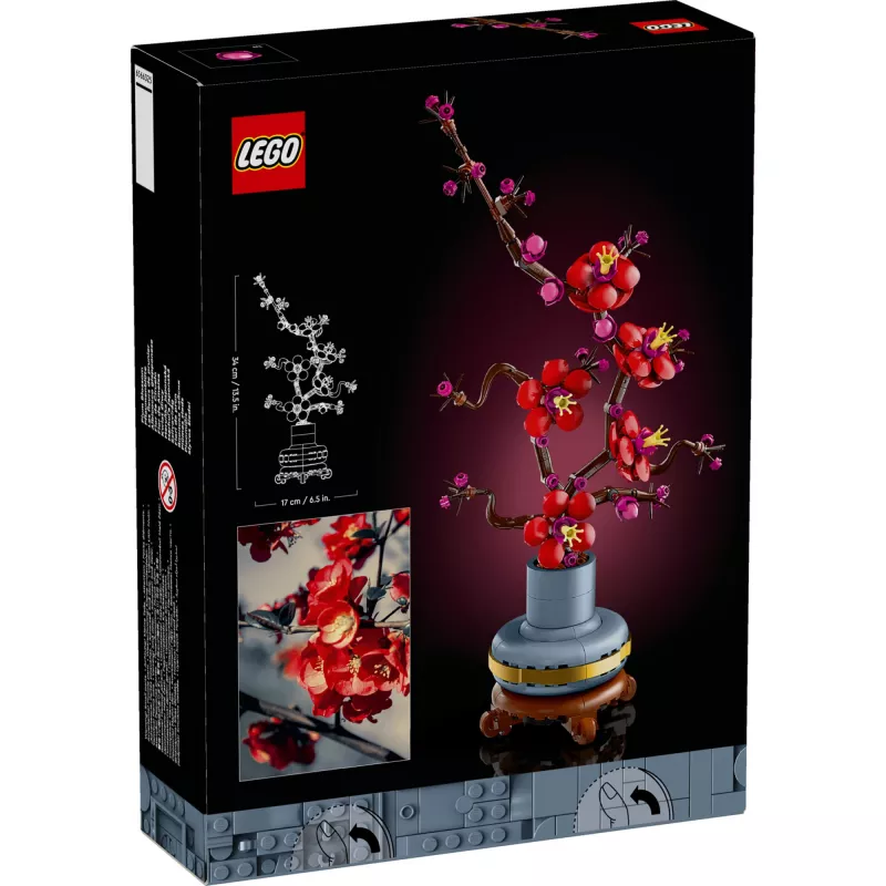 LEGO Icons Plūmju ziedu dekoratīvais komplekts 10369, Daudzkrāsains