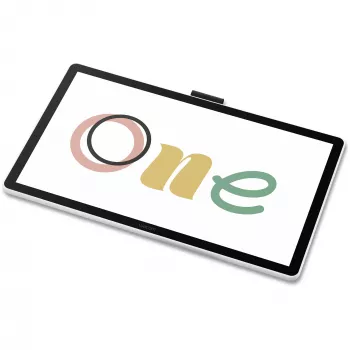 Wacom One digitālais zīmēšanas monitors 14 collu LCD displejs ar skārienjutīgu tehnoloģiju, 4096 spiediena līmeņi
