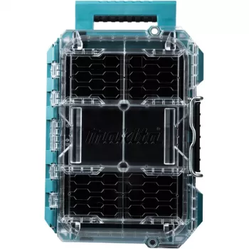 MAKTRAK Organizer compact darbarīku kaste Zils/caurspīdīgs, caurspīdīgs vāks
