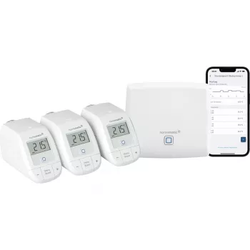 Smart Home Starter Set Apkure HomeMatic HmIP-HAP ar 3 radiatoru termostatiem