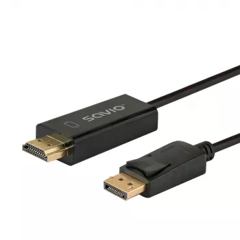 Savio DisplayPort-HDMI kabelis 1,5m, CL-183 SAVKABELCL-183