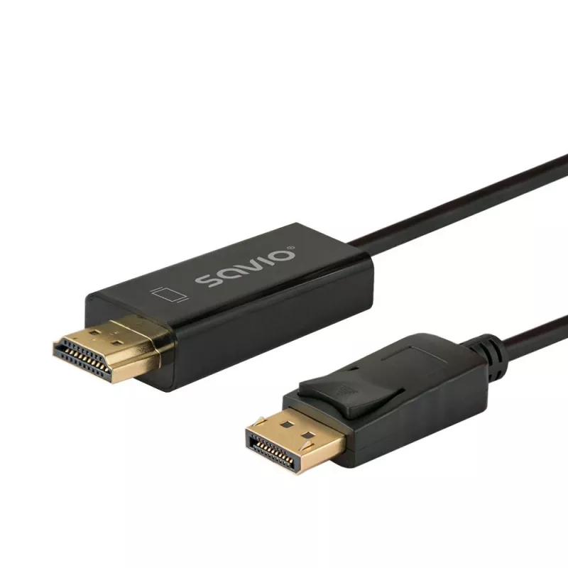 Savio DisplayPort-HDMI kabelis 1,5m, CL-183 SAVKABELCL-183