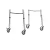 Staigulis VITEA CARE PPC013VC — 4-riteņu alumīnija rollators, regulējams augstums 81.5–91.5 cm, 8 cm riteņi, platums 550 mm, max lietotājs 110 kg