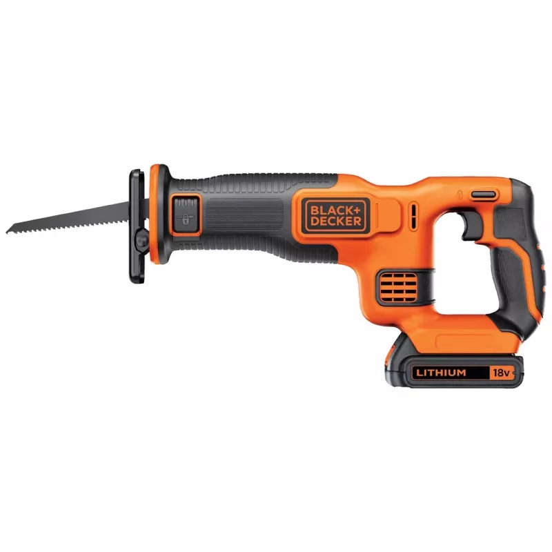 Black & Decker BDCR18-QW zāģis (savstarpējās kustības) Melns, Oranžs