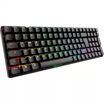 Sharkoon Skiller SGK50 S2 melns DE-Layout Gateron Yellow - Tastatūra