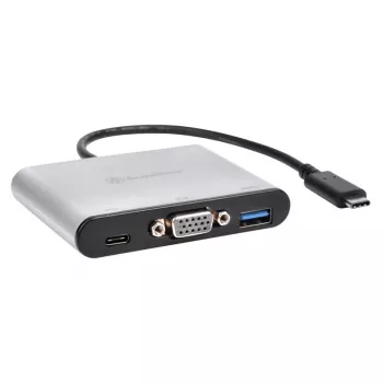 Ārējais video adapteris SILVERSTONE CH7517 USB-C uz VGA