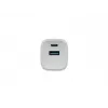 Vadu mobilās ierīces lādētājs NATEC NUC-2140, 30W, USB-C PD 3.0 + USB-A, Samsung AFC, Balts