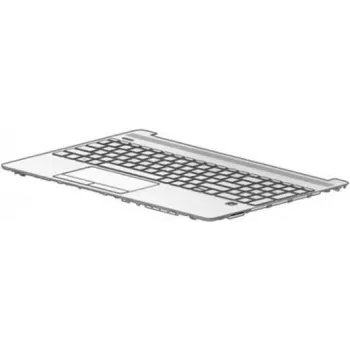HP N08723-051 franču AZERTY tastatūra ar fona apgaismojumu klēpjdatoram