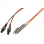 Tecline exertis Connect optiskais patch kabelis ST (vīrietis) uz LC (vīrietis) - 2 m - 50/125 µm - OM2 - oranžs (85402)