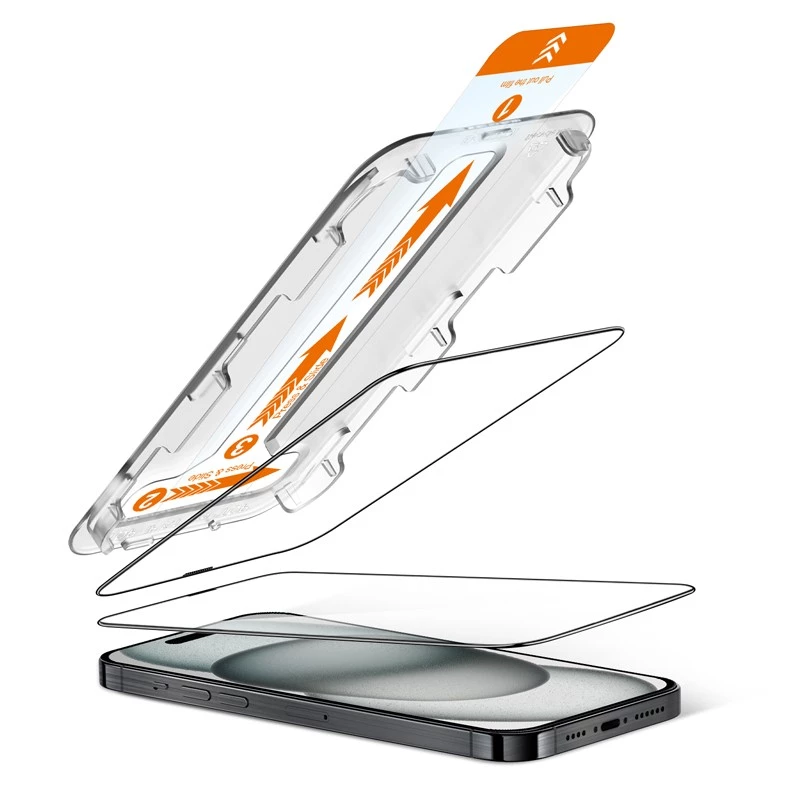 Rūdītais stikls iPhone 15 (2 gab.) EasyShiel