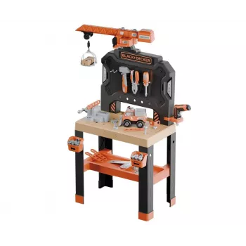 Bērnu darbnīcas rotaļlieta SMOBY Bricolo Builder 7600360741 – Celtniecības instrumentu komplekts lomu spēlēm