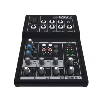 Mackie Mix5 5 kanālu mikseris 20 - 30000 Hz Melns