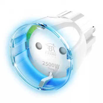 Fibaro FIBEFGWPF-102-5 strāvas kontaktdakšas adapteris, tips F, balts