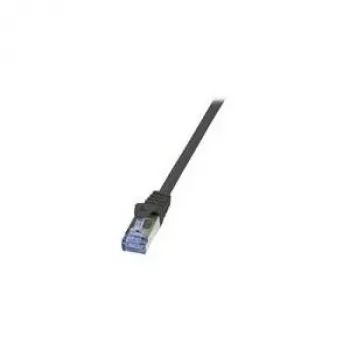 Tīkla kabelis LogiLink 1,5m Cat.6A RJ-45 S/FTP Melns