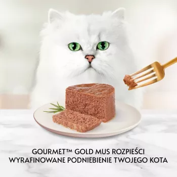 GOURMET Gold Liellopu gaļa - mitrā barība kaķiem - 85g