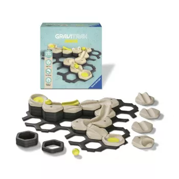 Ravensburger GraviTrax Junior Starter-Set S Start & Run bumbiņu trases komplekts (27531)