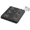 Dzesēšanas ventilators ROLINE 19 inch jumta montāžas bloks 6 ventilatori Termostats Melns