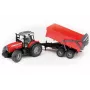 BRUDER Massey Ferguson 7480 ar izgāžamo piekabi