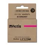 Actis KB-123M tinte (aizstāj Brother LC123M/LC121M; standarta; 10 ml; magenta)
