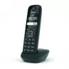 Bezvadu telefonu klausule Gigaset AS690HX, DECT/Analog, Melna