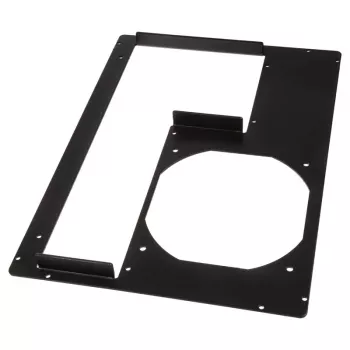 Aizmugurējā panelis Micro-ATX korpusiem, DimasTech S0022GB, 5 paplašinājuma sloti, grafīta melns