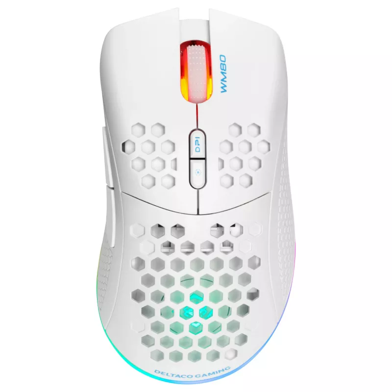 Datorpele Deltaco GAM-120-W RF Bezvadu USB Type-C