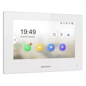 Hikvision Pro Series DS-KH6320-WTE2-W video domofona sistēma 17.8 cm (7) Balta