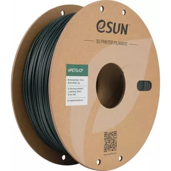 EPETG-CF 1,75mm BLACKISH GREEN 1kg ESUN 3D FILAMENTS (EPETG-CF-P175BG1)