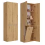 Topeshop NEL 1K DD ART KPL vannas istabas skapis ozols