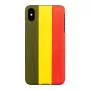 Aizsargmaciņš no koka un polikarbonāta iPhone XS Max – modelis Reggae, melns