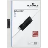 Durable Duraquick 227002 vāks ziņojumiem A4 – caurspīdīgs priekšējais vāks, krāsains cietais aizmugures vāks, skava līdz 20 lapām