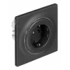 Fibaro FGWOF-011-8 kontaktdakša F tipa, 1 ligzda, 110–230 V, 50/60 Hz, melna