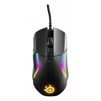 Spēļu pele STEELSERIES Rival 5 — labā roka, TrueMove Air sensors, 18 000 DPI, 9 programmējamas pogas, USB Type-A, IP54