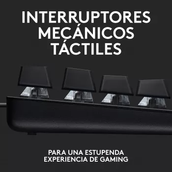 Logitech G G413 TKL SE, vadu, USB, mehāniskie slēdži, QWERTY, LED, melns