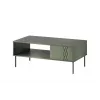 Cama TRESSE sols / galdiņš 110x60x40 matēts zaļš