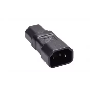 MicroConnect PEA1415 dzimuma pārveidotājs C14 uz C15 Melns