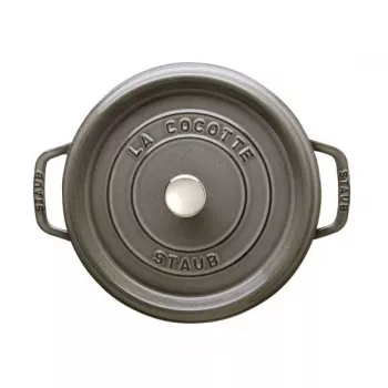 Staub Cocotte 3.8 L Apaļš Čuguna Katls Cepšanas Trauks